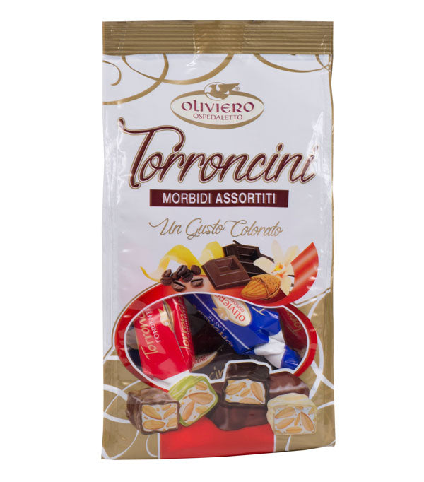 Oliviero Assorted Soft Torrone Bag 7 oz