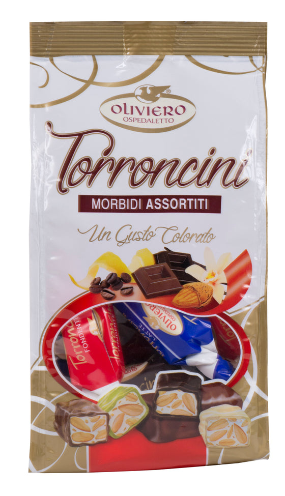 Oliviero Assorted Soft Torrone Bag 7 oz