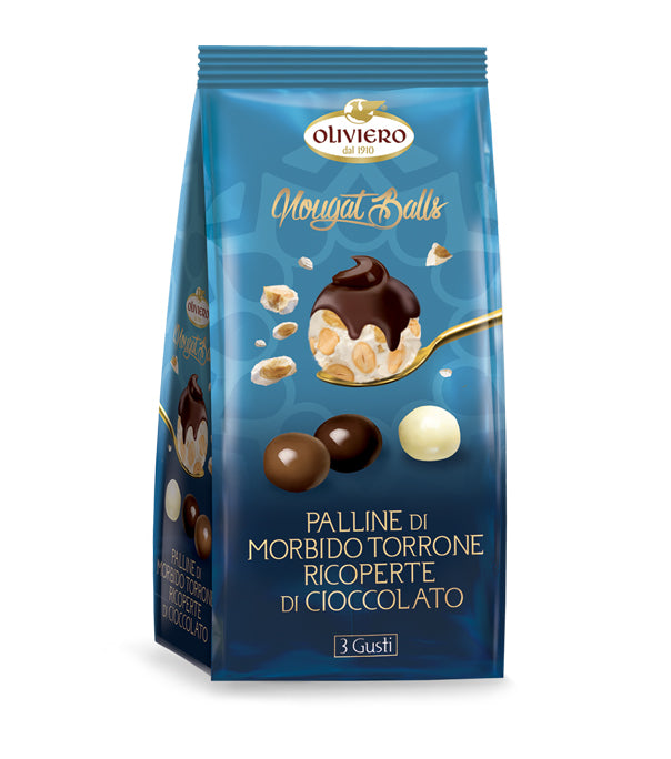 Oliviero Chocolate Caramel Nougat Balls 6.35 oz