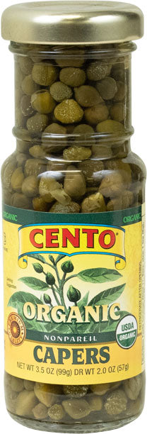 Cento Organic Capers Nonpareil 3.5 OZ
