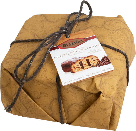 Bellino D'Oro Cioccolato Panettone Chocolate Filled 26.5 OZ