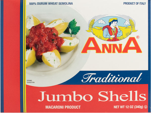 Anna Traditional Jumbo Shells 12 oz