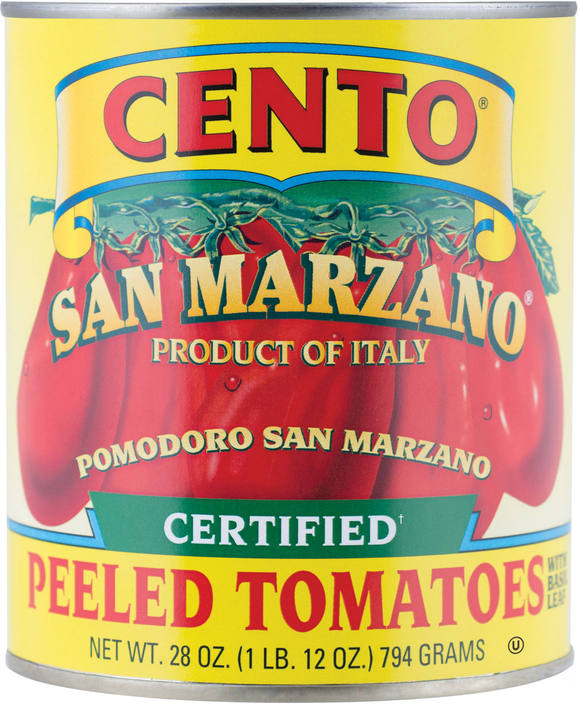 Cento Certified San Marzano Tomatoes 28 OZ