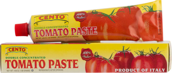 Cento Double Concentrated Tomato Paste Tube 4.56 OZ - Shop Cento