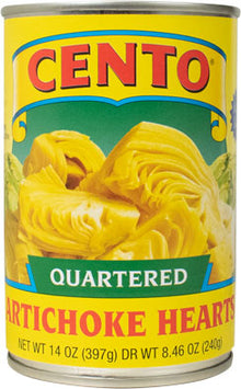 Cento Quartered Artichoke Hearts  14 OZ thumbnail