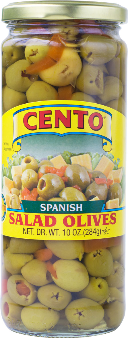 Cento Spanish Salad Olives 10 OZ