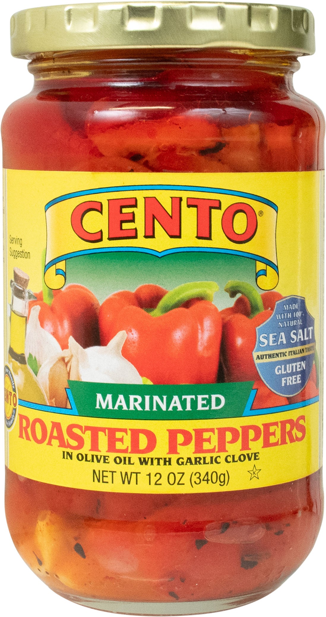 Cento Marinated Roasted Peppers 12 OZ