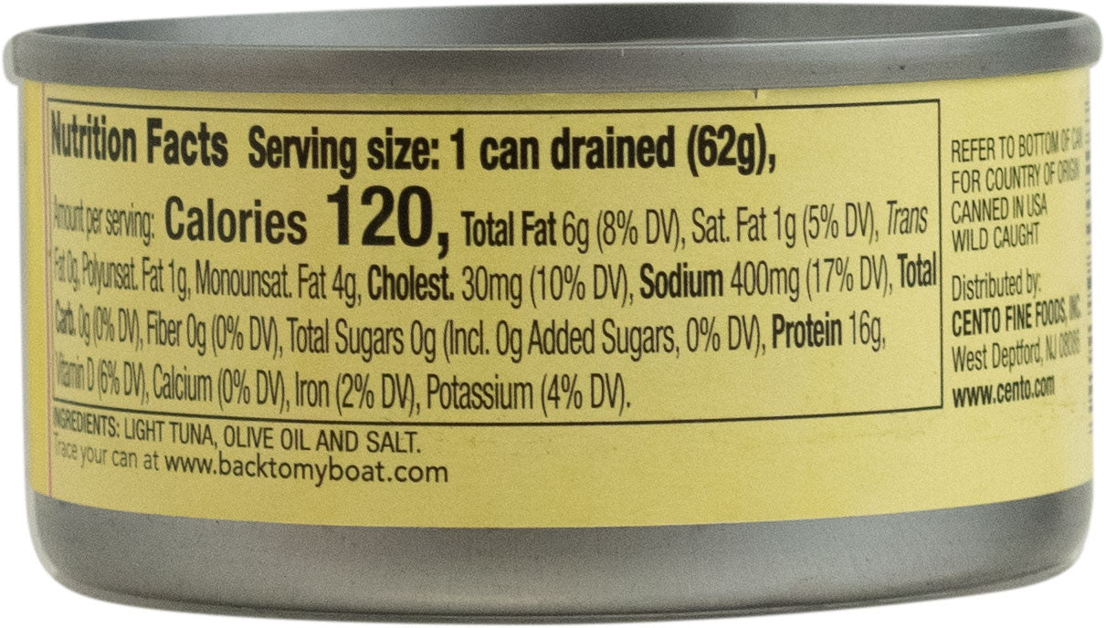 Cento Tuna Fish in Olive Oil 3 OZ