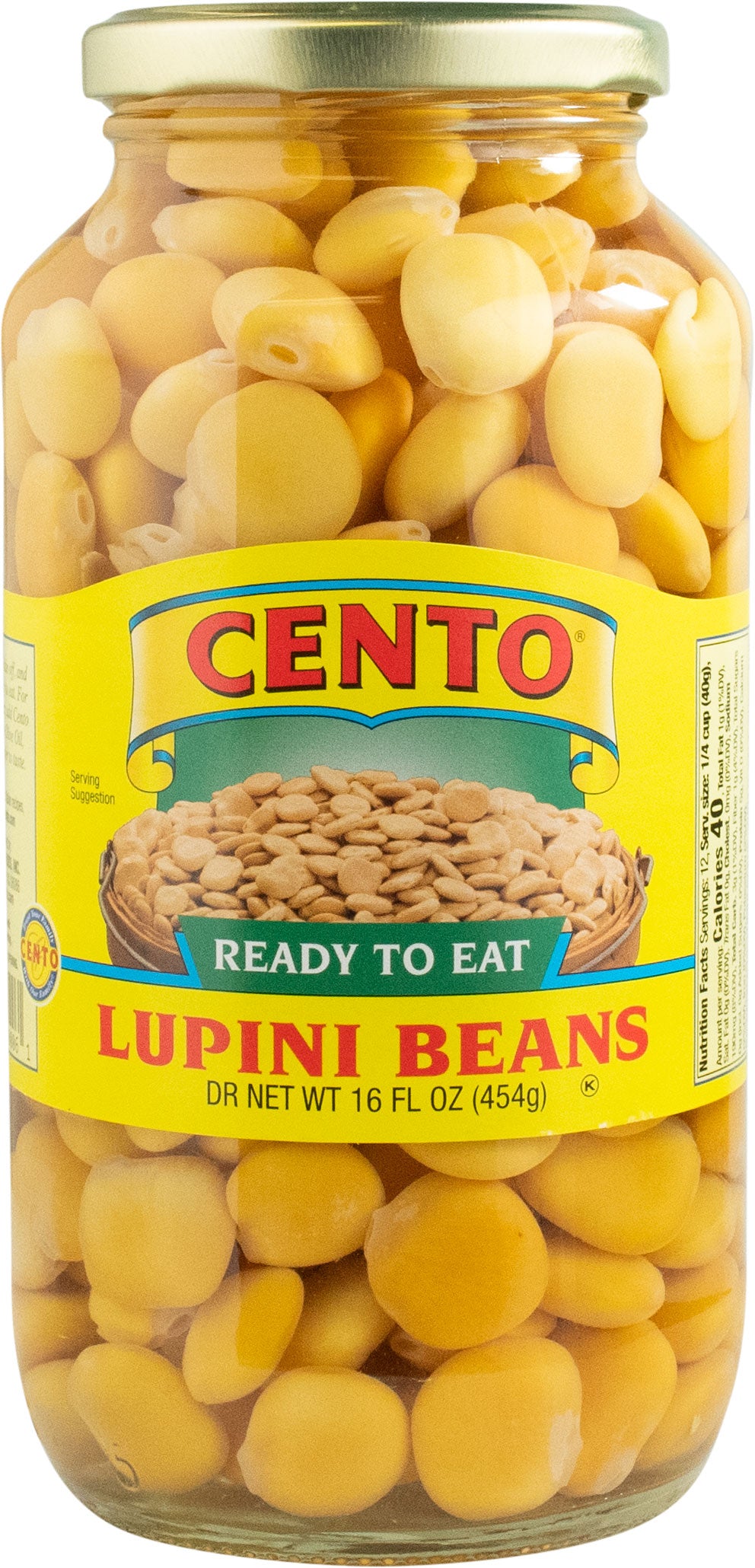 Cento Lupini Beans 16 FL OZ