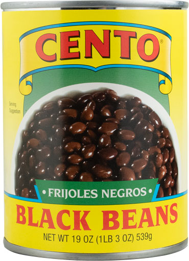 Cento Black Beans 19 OZ