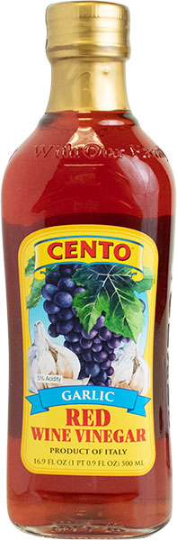 Cento Garlic Red Wine Vinegar 16.9 FL OZ