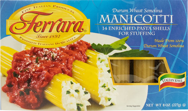 Ferrara Manicotti  8 OZ