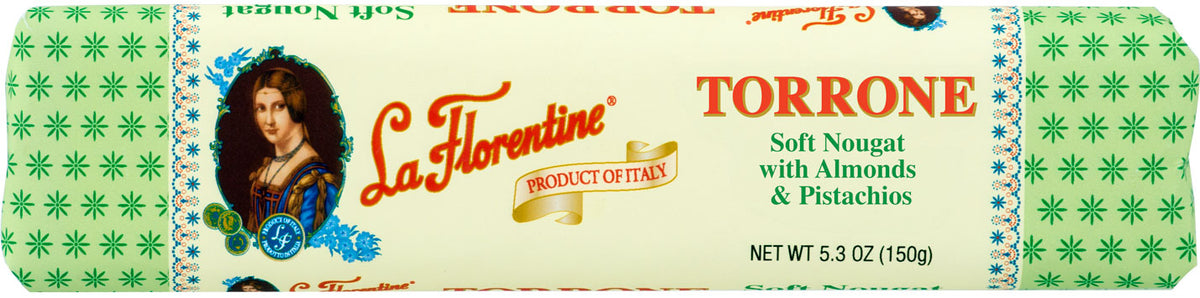La Florentine Soft Nougat with Almonds & Pistachios 5.3 OZ