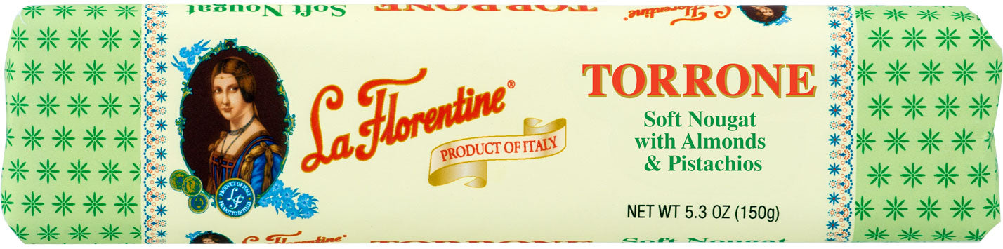 La Florentine Soft Nougat with Almonds & Pistachios 5.3 OZ