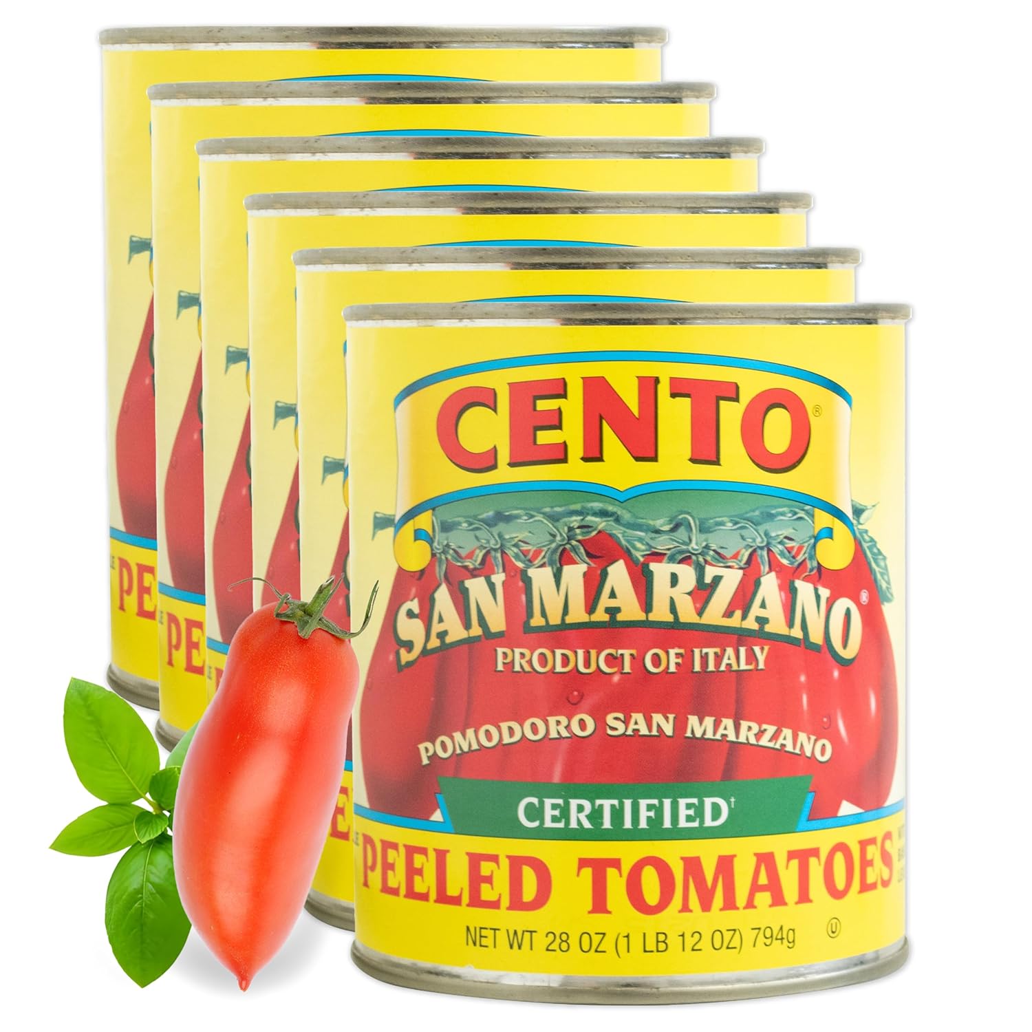 Cento Certified San Marzano Tomatoes 28 OZ
