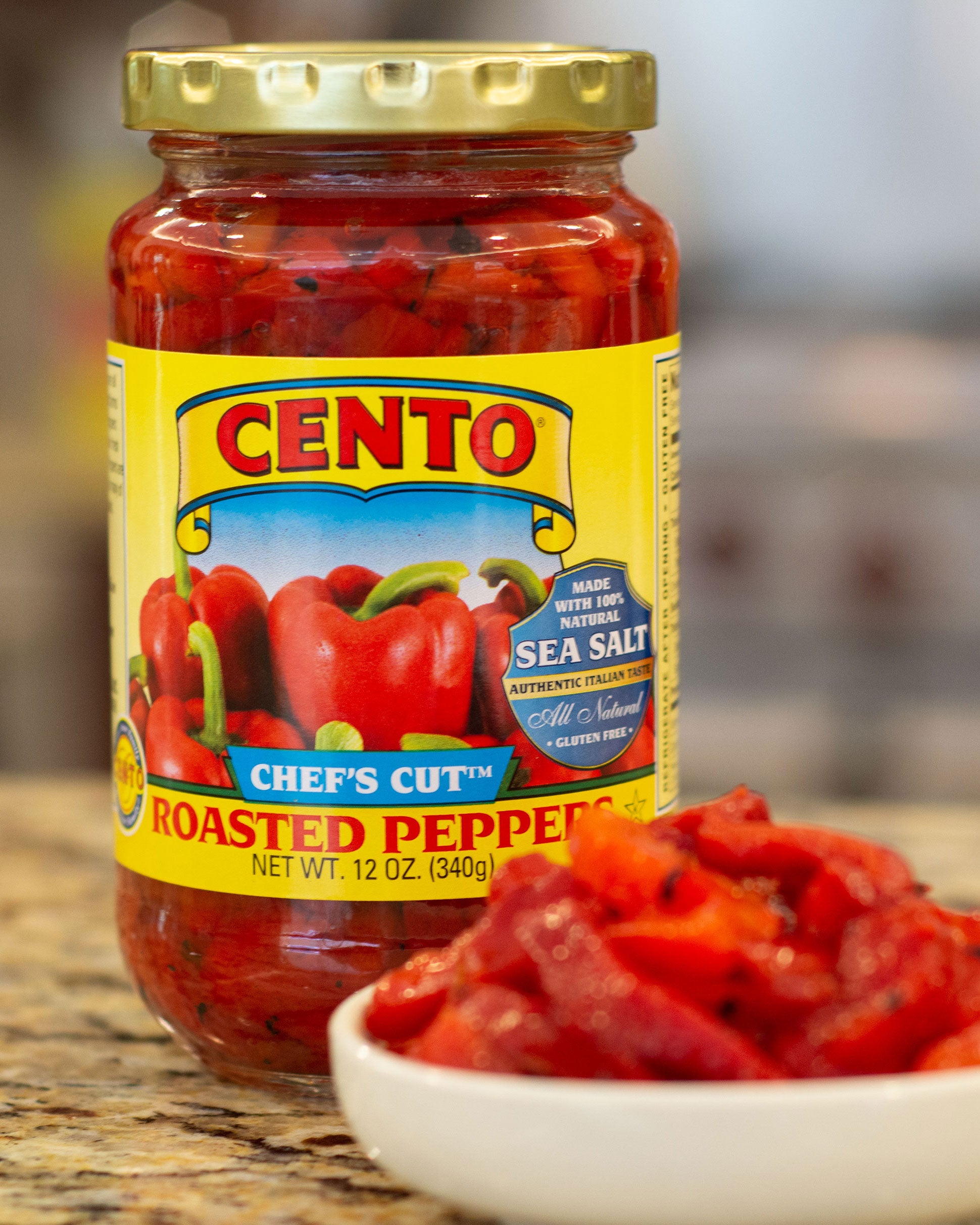 Cento Chef's Cut Roasted Peppers 12 OZ