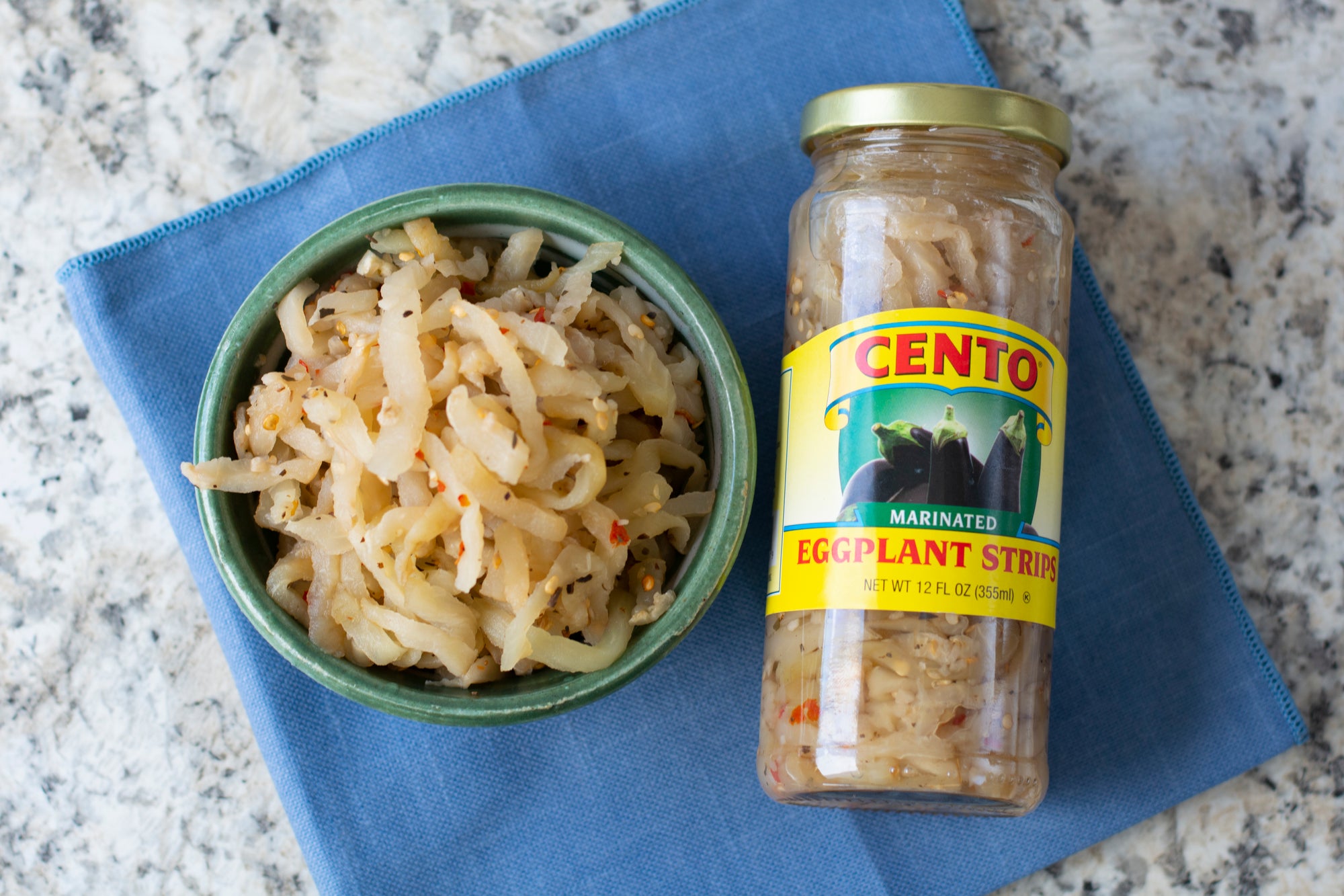 Cento Marinated Eggplant Strips 12 fl oz