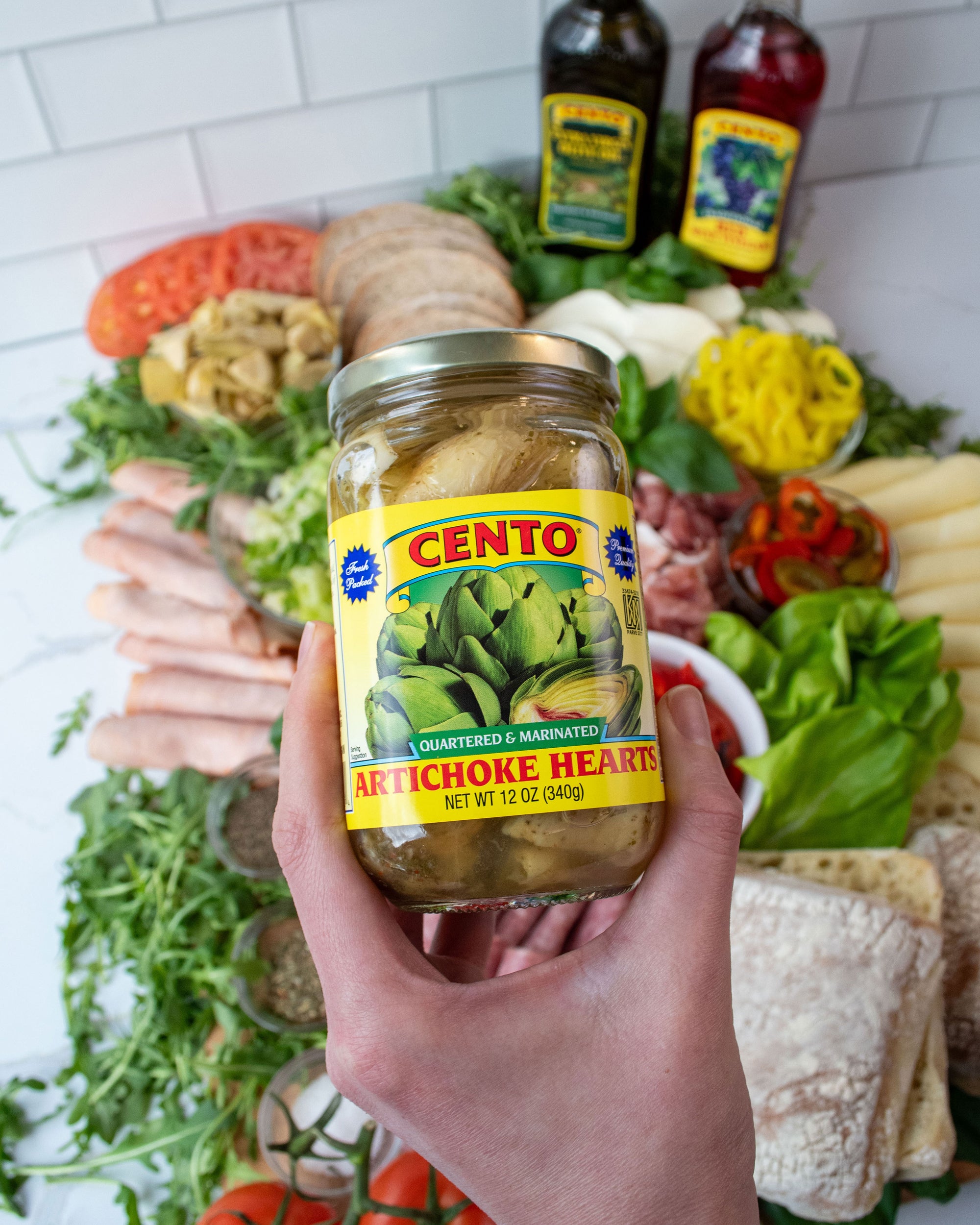 Cento Quartered & Marinated Artichoke Hearts 12 OZ