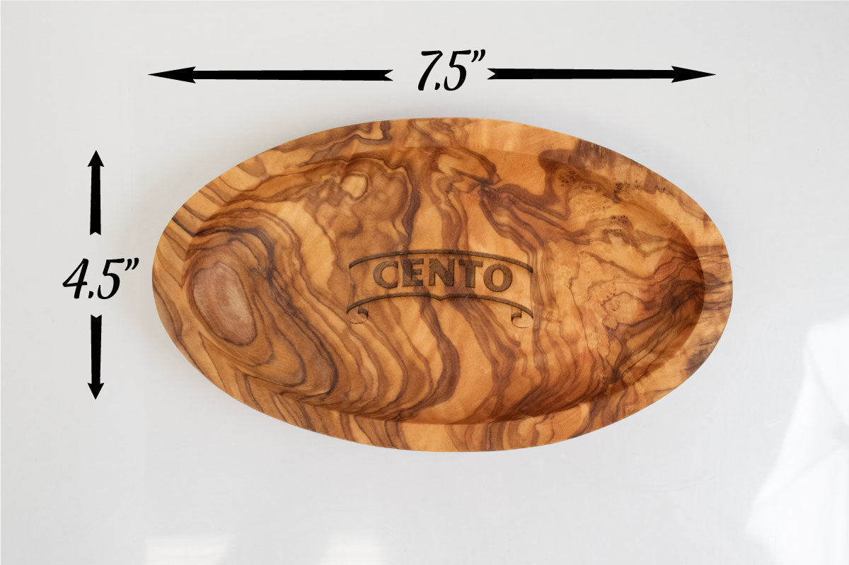 Cento Olive Wood Dipping Dish