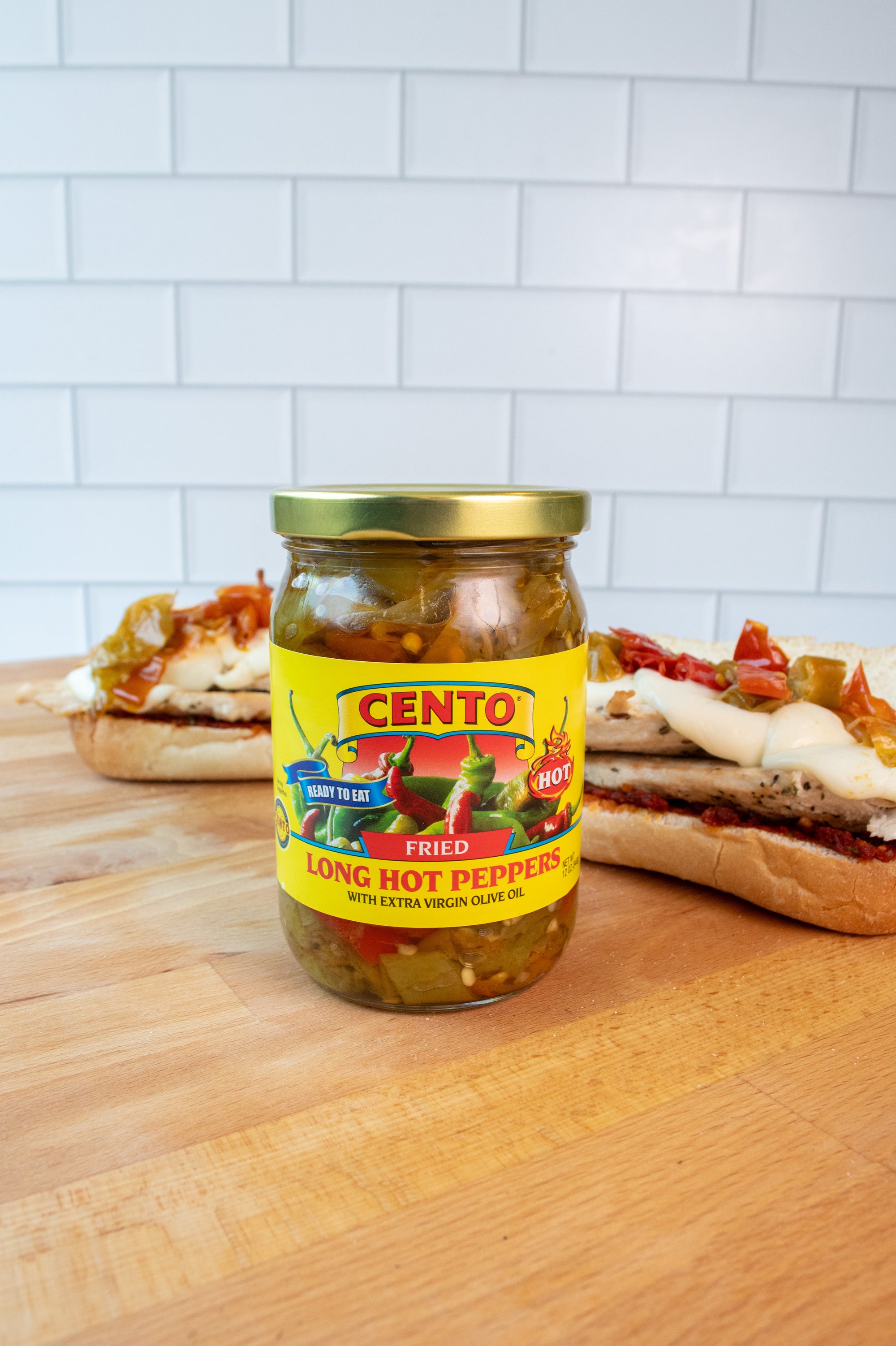 Cento Fried Long Hot Peppers 12 OZ