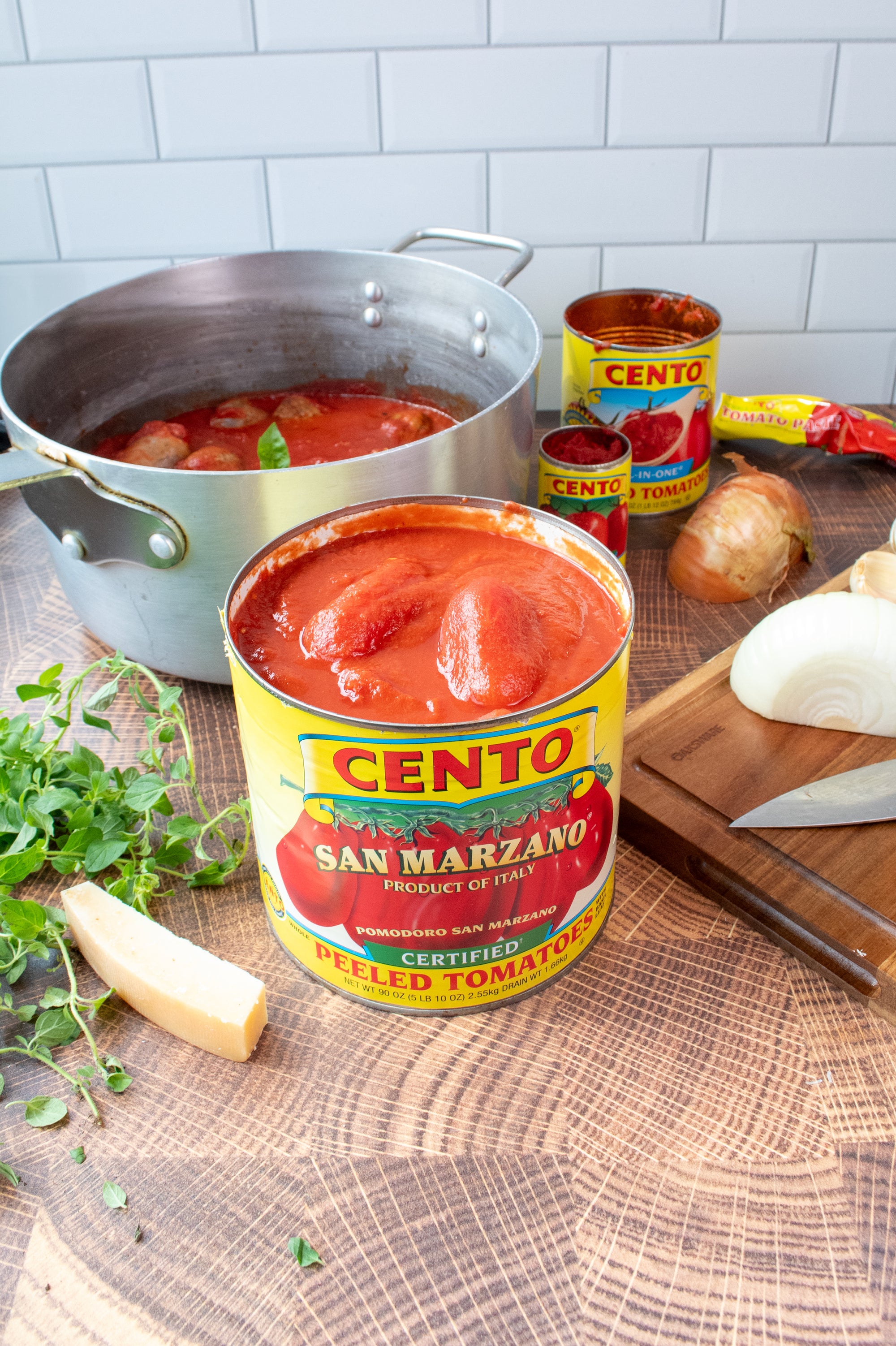 Cento Certified San Marzano Tomatoes 28 OZ