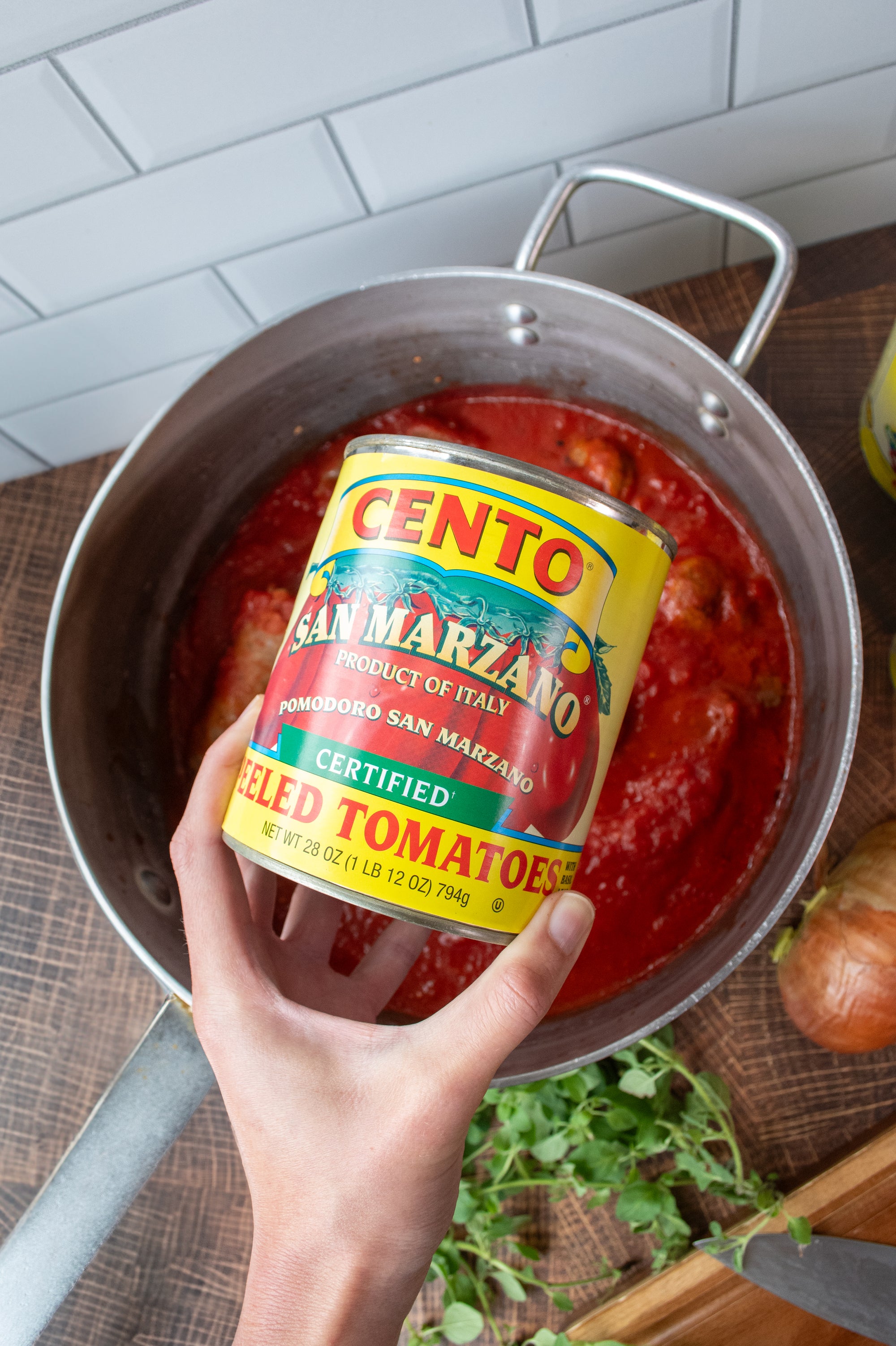 Cento Certified San Marzano Tomatoes 28 OZ