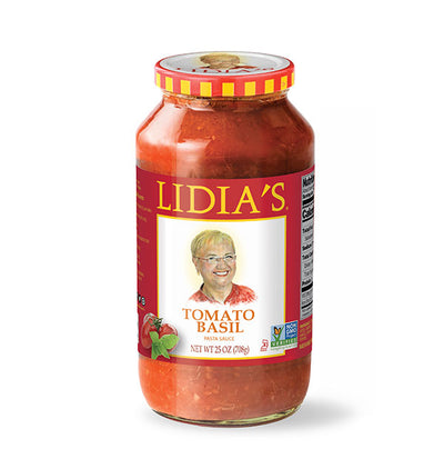 Lidia's Tomato Basil Sauce 25 OZ - Shop Cento