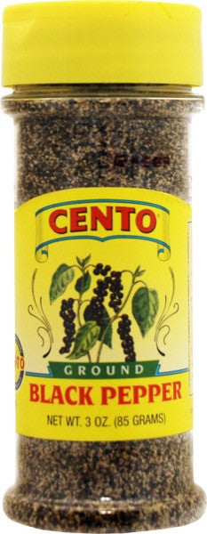 Cento Ground Black Pepper 3 OZ