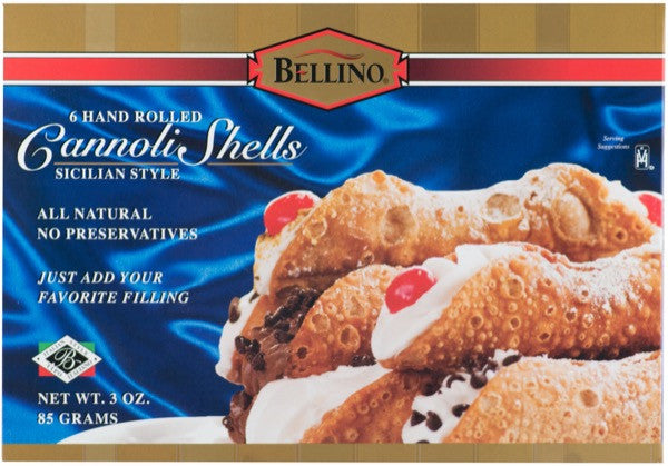 Bellino Traditional Cannoli Shells 3 oz