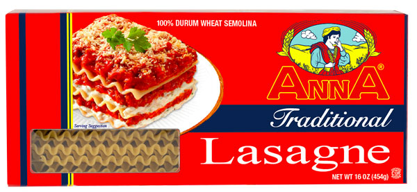 Anna Traditional Lasagne 1 LB
