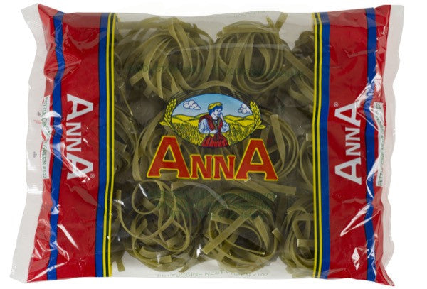 Anna Fettuccine Spinach Nests 1 LB