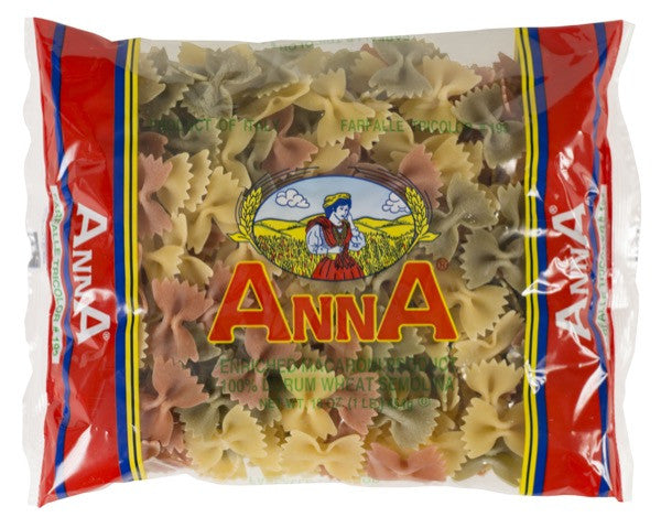 Anna Tricolor Farfalle  1 LB
