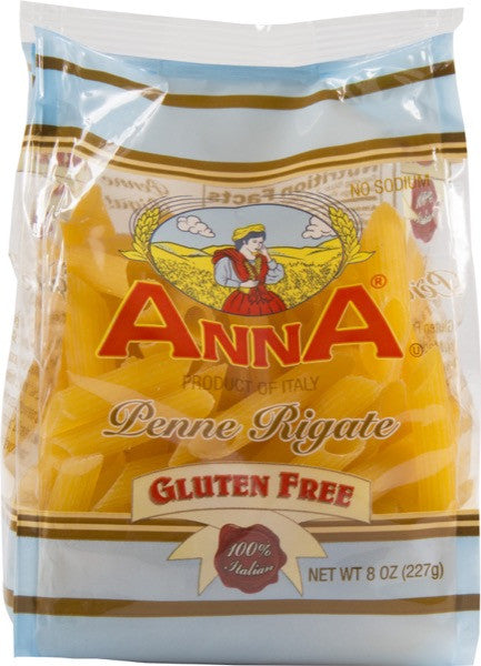 Anna Gluten Free Penne Rigate  8 OZ