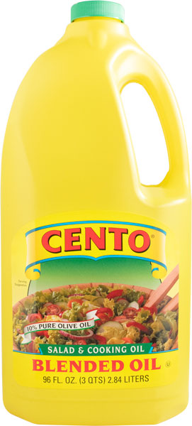 Cento Blended Oil 90% Vegetable 10% Olive Oil 96 FL OZ