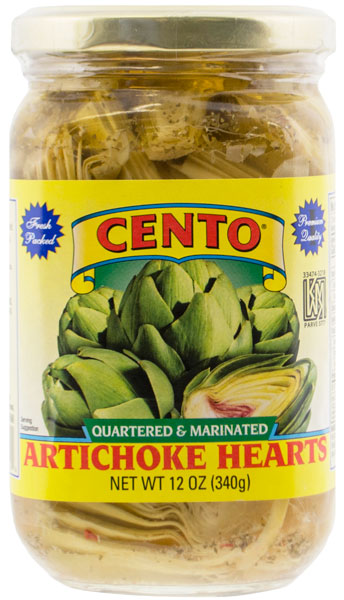Cento Quartered & Marinated Artichoke Hearts 12 OZ