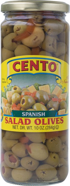 Cento Spanish Salad Olives 10 OZ
