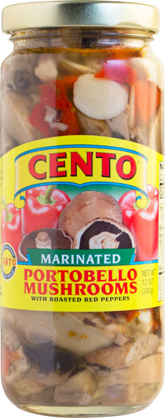 Cento Marinated Portobello Mushrooms with Roasted Red Peppers 12 OZ
