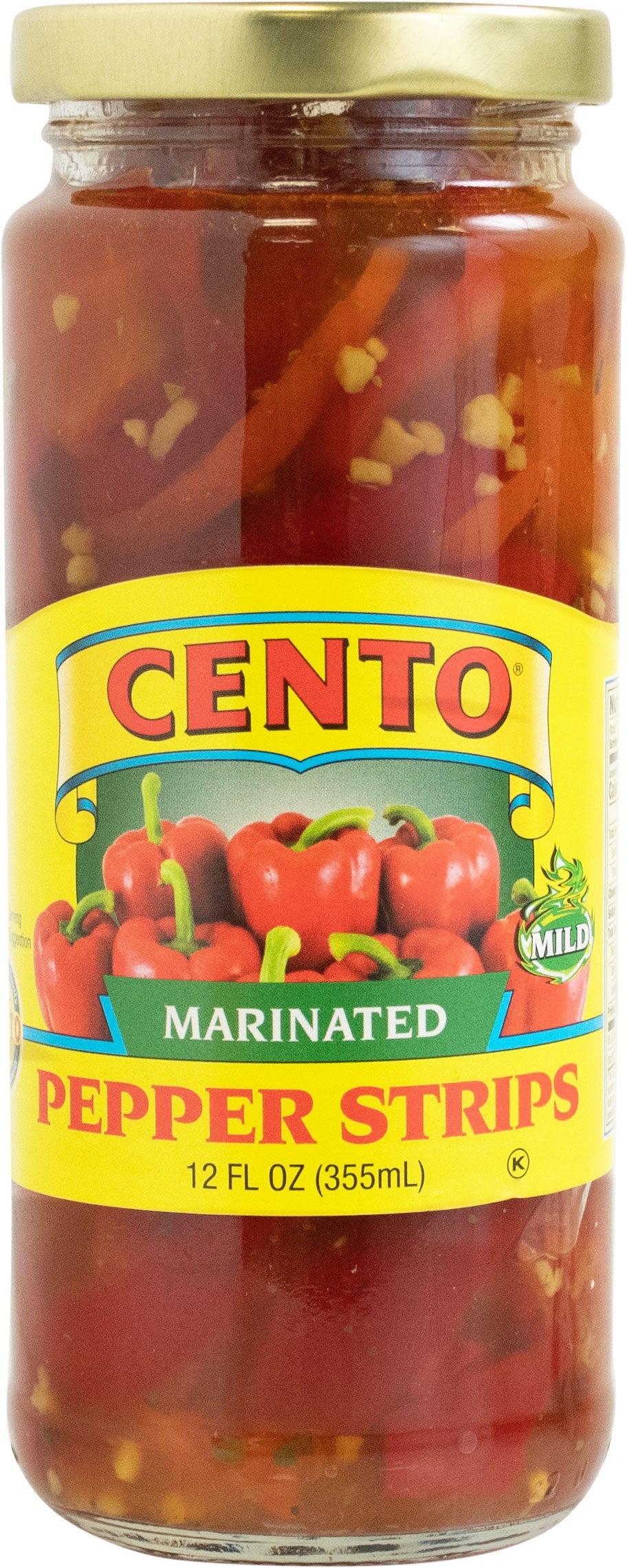 Cento Marinated Pepper Strips 12 FL OZ