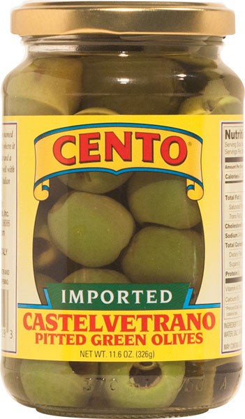 Cento Imported Pitted Castelvetrano Olives 11.6 OZ