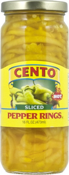 Cento Sliced Pepper Rings 16 FL OZ