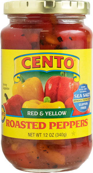 Cento Red & Yellow Roasted Peppers 12 OZ