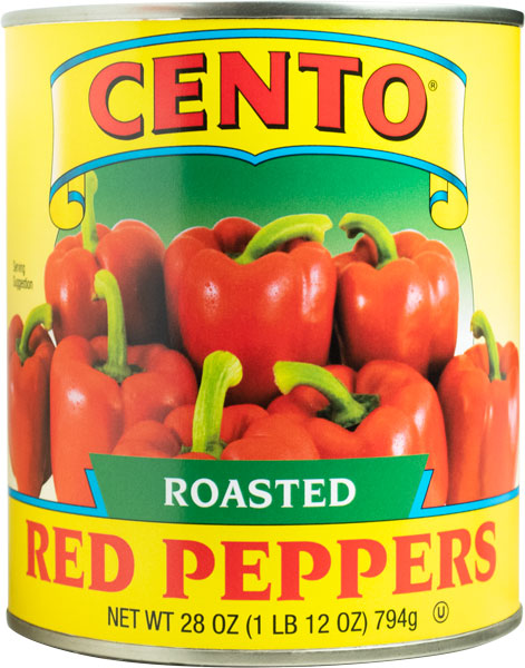 Cento Roasted Red Peppers 28 OZ