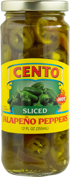 Cento Jalapeno Peppers Sliced  12 FL OZ