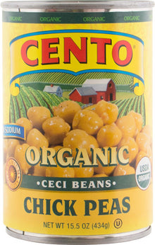 Cento Organic Chick Peas 15.5 OZ thumbnail