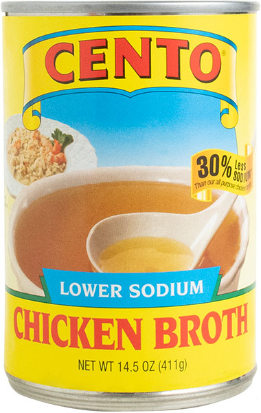 Cento Lower Sodium Chicken Broth 14.5 OZ