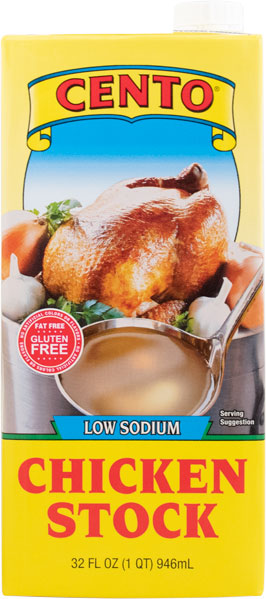 Cento Low Sodium Chicken Stock 32 FL OZ