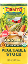 Cento Organic Vegetable Stock 32 FL OZ