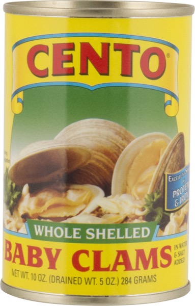 Cento Whole Baby Clams 10 oz
