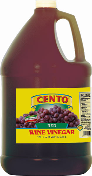 Cento Red Wine Vinegar Plastic 128 FL OZ