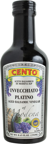 Cento Invecchiato Platino Aged Balsamic Vinegar of Modena IGP 8.45 FL OZ